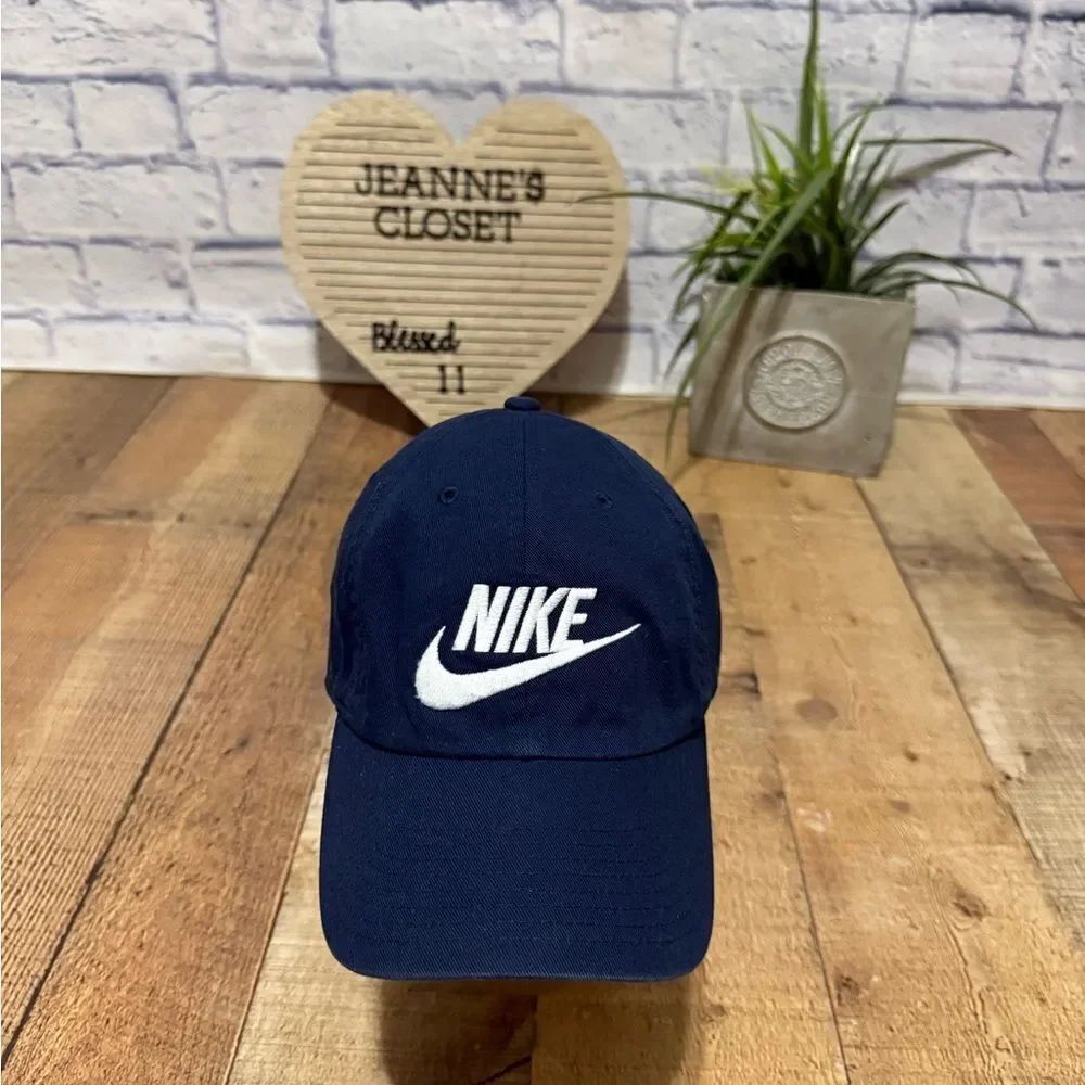 Nike S1ze Men's Slideback Hat Blue Size OSFM Embroidered Swoosh Logo